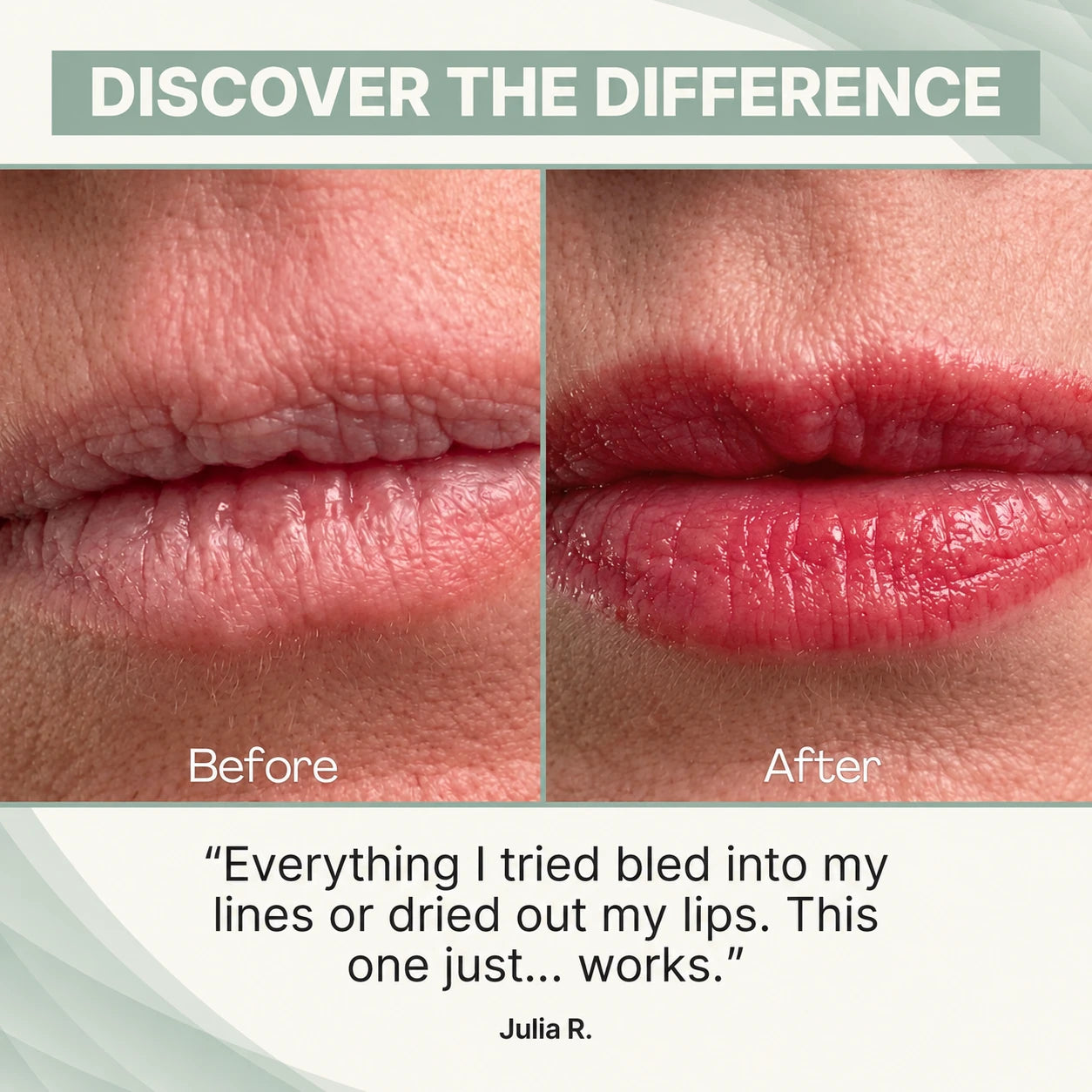 Personalized lip color demonstration